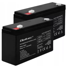  2x AGM-BATTERIE 6V 12Ah HQ BIKE SPIELZEUGAUTO