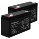  2x AGM-BATTERIE 6V 12Ah HQ BIKE SPIELZEUGAUTO
