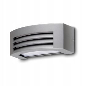  Kwazar Gartenwandleuchte, Grau- und Silbertöne, E27, 40 W