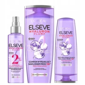    L'Oréal Paris Elseve Hyaluron Plump Shampoo, Spülung und Haarserum