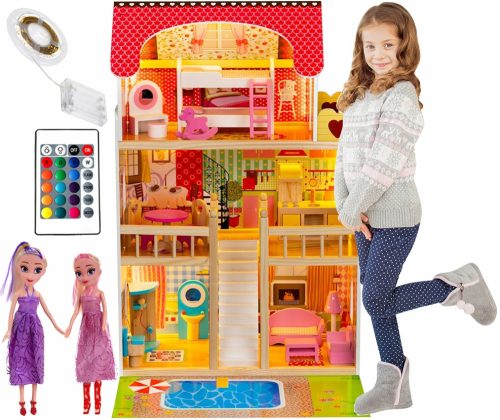  Funfit Kids Öko-Puppenhaus 90 cm