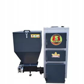    Feniks Komfort Eko 12 kW Öko-Erbsenkohlekessel mit Zubringer