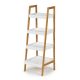 ModernHome Skandinavisches Regal 34,5 cm x 98 cm x 34 cm weiß