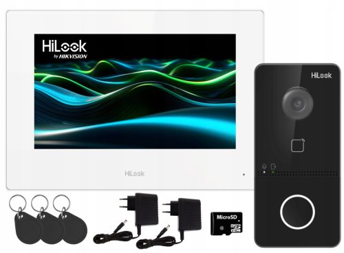 Video-Gegensprechanlage WiFi Video-Gegensprechanlage LCD für den Heimgebrauch HiLook Hikvision IP-VIS-SLIM-W