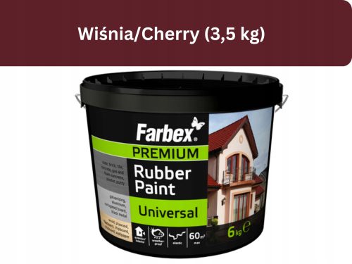 GUMMI-LACK Farbex Universal Premium Flüssiggummi für alle Oberflächen KIRSCHE