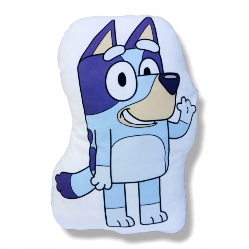  Blaues Kuscheltier, blaues Maskottchen, blaues Kissen für ein Kind