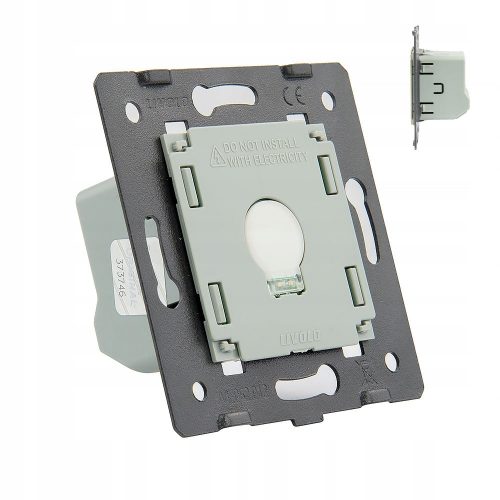 Treppenkreuzschalter Touch, Unterputz Livolo Grautöne WW-C701S