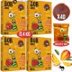 BOB SNAIL Vegane Fruchtsnack-Rollen, 100% Mango, 40 Stück (0,4 kg)