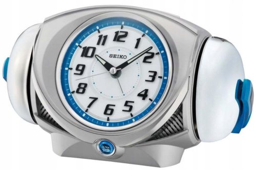 Uhr für zu Hause Seiko Wecker in Grautönen, 23 cm