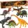  Dinosaurier Großes Set beweglicher Figuren Dinosaurier x 6 Kinderpark