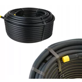    INSTALLATIONSROHR FÜR BEWÄSSERUNG PE 25 SCHLAUCH 50 Meter PN6 Wasserdichtes Rohr