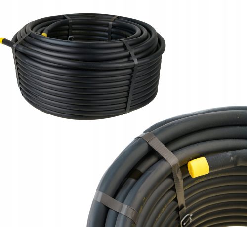Bewässerungsschlauch - INSTALLATIONSROHR FÜR BEWÄSSERUNG PE 25 SCHLAUCH 50 Meter PN6 Wasserdichtes Rohr