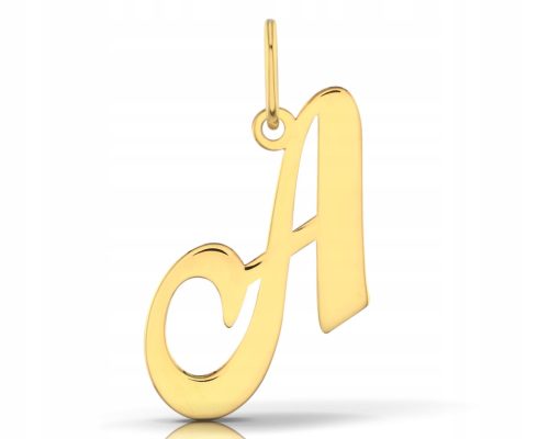  VERGOLDETER KETTENANHÄNGER, GOLDBUCHSTABE A, DEKORATIVE 925 BUCHSTABEN