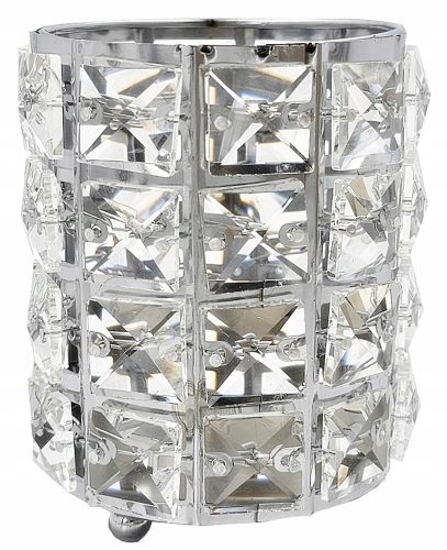 Kisten und Truhen Kristallbehälter BOX Pinselorganizer Kristall F795 O Silber