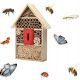 Boxen (Häuser) und Vogelhäuschen Ökologisches Insektenhaus, rote Mauerbienen, 40 cm