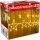  LED-WEIHNACHTSSTERNE HÄNGEGIRLANDE WEIHNACHTSLICHTER GOLD LED-VORHANG