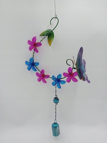  Living&Garden Butterfly LED-Solarwindspiel