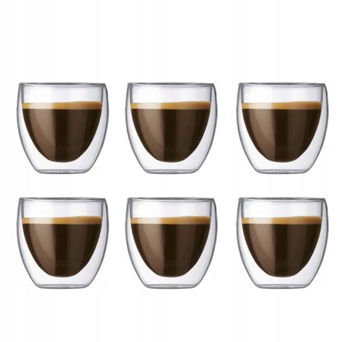 Gläser und Tassen Bodum Kaffee- und Teegläser 0,08 ml 6 Stk.