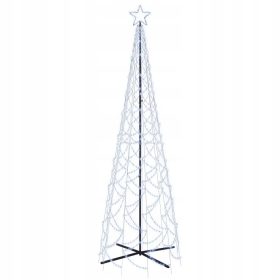  LED KONISCHER Weihnachtsbaum, 500 kaltweiß, 100x300