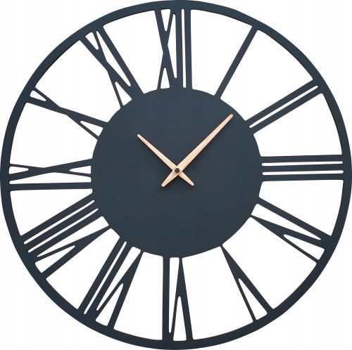 Uhr für zu Hause Wanduhr, schwarz, 60 cm