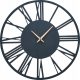 Uhr für zu Hause Wanduhr, schwarz, 60 cm