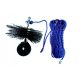 Schornsteinreinigungsset, 200 mm Reinigungsstab + 2,5 kg Ball + 15 m Seil