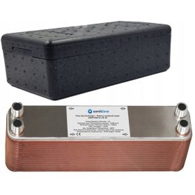 SANITLINE WÄRMETAUSCHER 40 PLATTEN 45 kW 3/4" + ISO