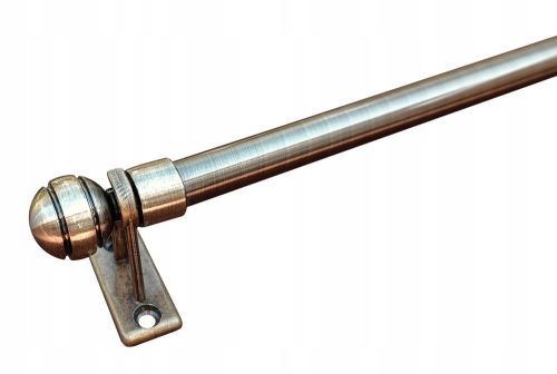 Mini-Gardinenstangen, kleine Gardinenstangen Mini-Gardinenstange 80 cm, goldfarbenes Metall
