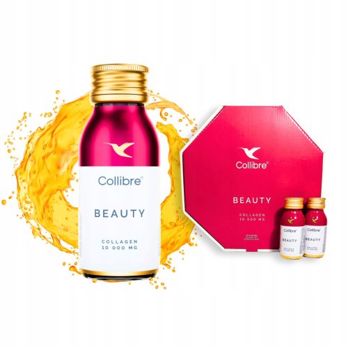 Collibre Beauty - Natürlicher Kollagen Drink ohne Zuckerzusatz, 15 x 60 ml
