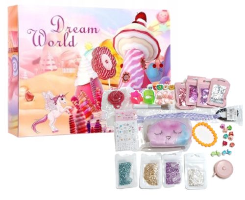  ADVENTSKALENDERSCHMUCK EINHORN GLITZER Manschettenknöpfe GESCHENK FÜR KINDER