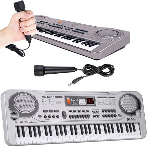  TASTATURORGEL ELEKTRISCHES KLAVIERMIKROFON FÜR KINDER 61 TASTEN