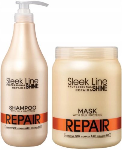  Stapiz SET XXL Sleek Line Repair Shampoo-Maske
