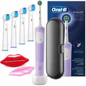    Oral-B Vitality Pro Elektrische Zahnbürste D103 Box Lila Set