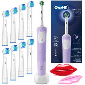  Oral-B Vitality Pro D103 Elektrische Zahnbürste Lila Set