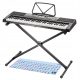  Keyboard Orgel Klavier MK-2115 SPIELEN LERNEN Großer Ständer AUFKLEBER für Tasten