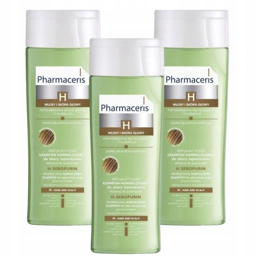 Pharmaceris H Sebopurin Normalisierendes Shampoo für fettige Kopfhaut, 250 ml