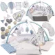  MoMi PASTEL 3in1 Lernmatte für Kinderlaufstall