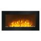 Wandkamin mit Heizfunktion elektrisch Ferretti schwarz 1800 W 91 x 48 x 12 cm