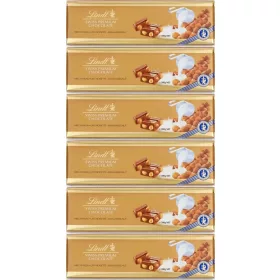   Lindt Schweizer Milchschokolade mit Ganzen Haselnüssen 300g x6