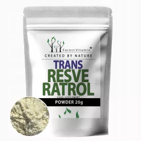   Trans Resveratrol 20g Pulver - Hochkonzentriertes Nahrungsergänzungsmittel