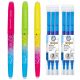 Radierbarer Stift SET Astra 3 Stück + Oops NEON Nachfüllungen
