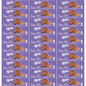   Milka Choco Wafer - Runde Waffeln mit Kakaocremefüllung, 150 g x30