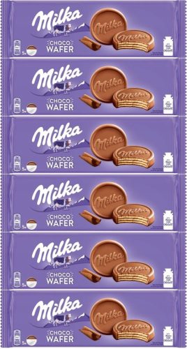 Milka Choco Wafer – Waffeln mit Kakao-Cremefüllung 150g, 6er Pack