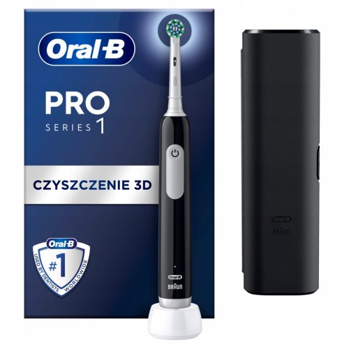  BRAUN Oral-B Pro SERIE 1 SCHWARZ Elektrische Zahnbürste von Oral-B