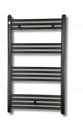  Dekorativer Leiter-Badezimmerheizkörper BASIC 60x100 cm Schwarz