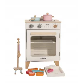  Holzküche für Kinder, Backofen + ZUBEHÖR