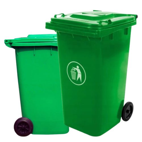 Behälter, Eimer, Kunststoffbehälter Mirpol 120l, grün
