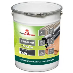   PRO ALKID Schnelltrocknender Alkydlack 10l Anthrazit RAL 7016