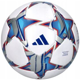   Adidas UCL League 23/24 Group Stage Fußball weiß und blau, Größe 5