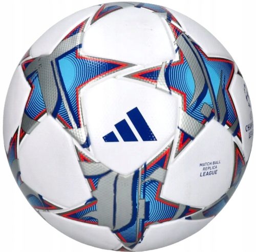 Adidas UCL League 23/24 Group Stage Fußball weiß und blau, Größe 5